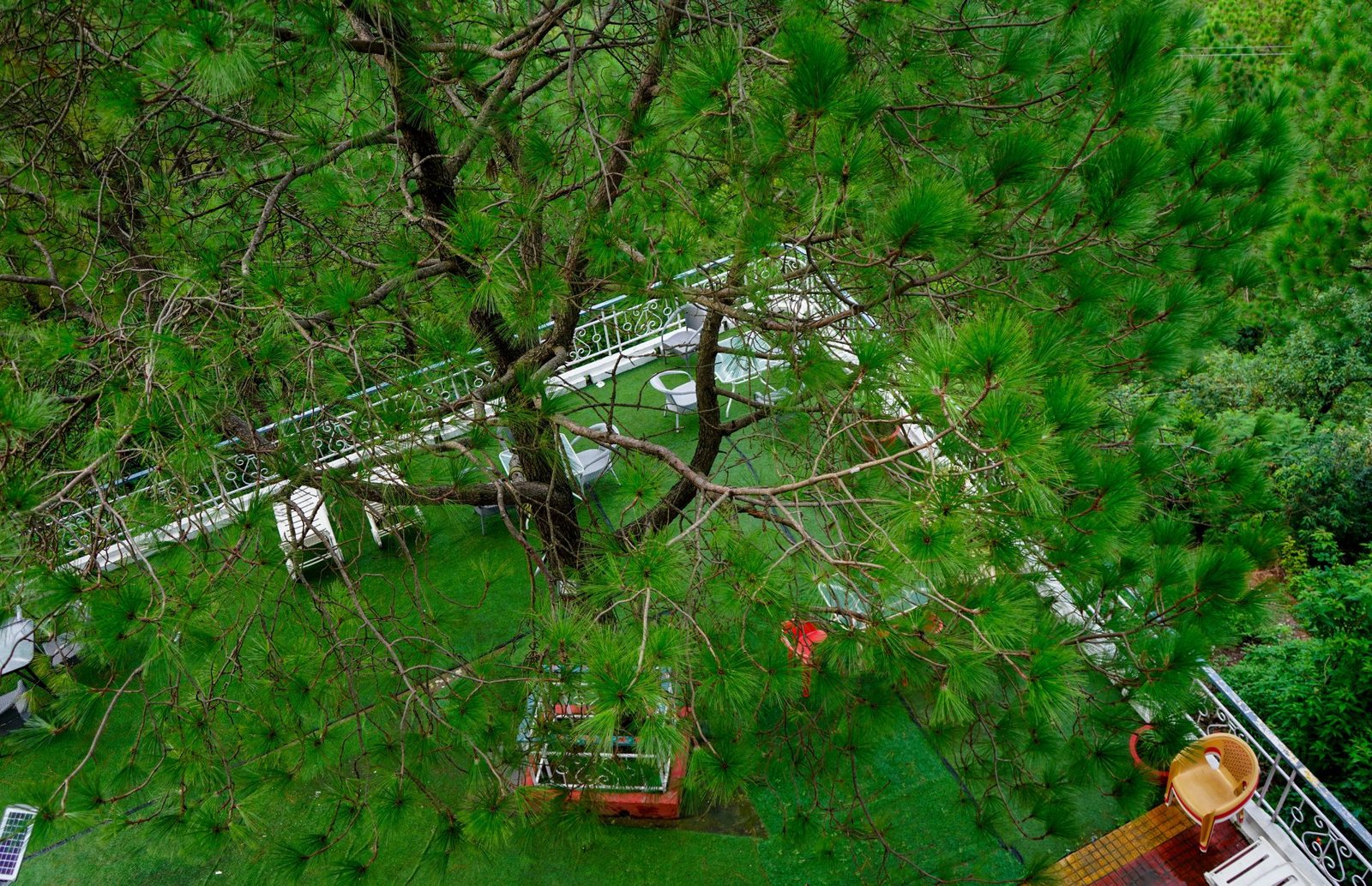 Sky Deck — Valley Views — The Sirmour Retreat resort Nahan Himachal Pradesh