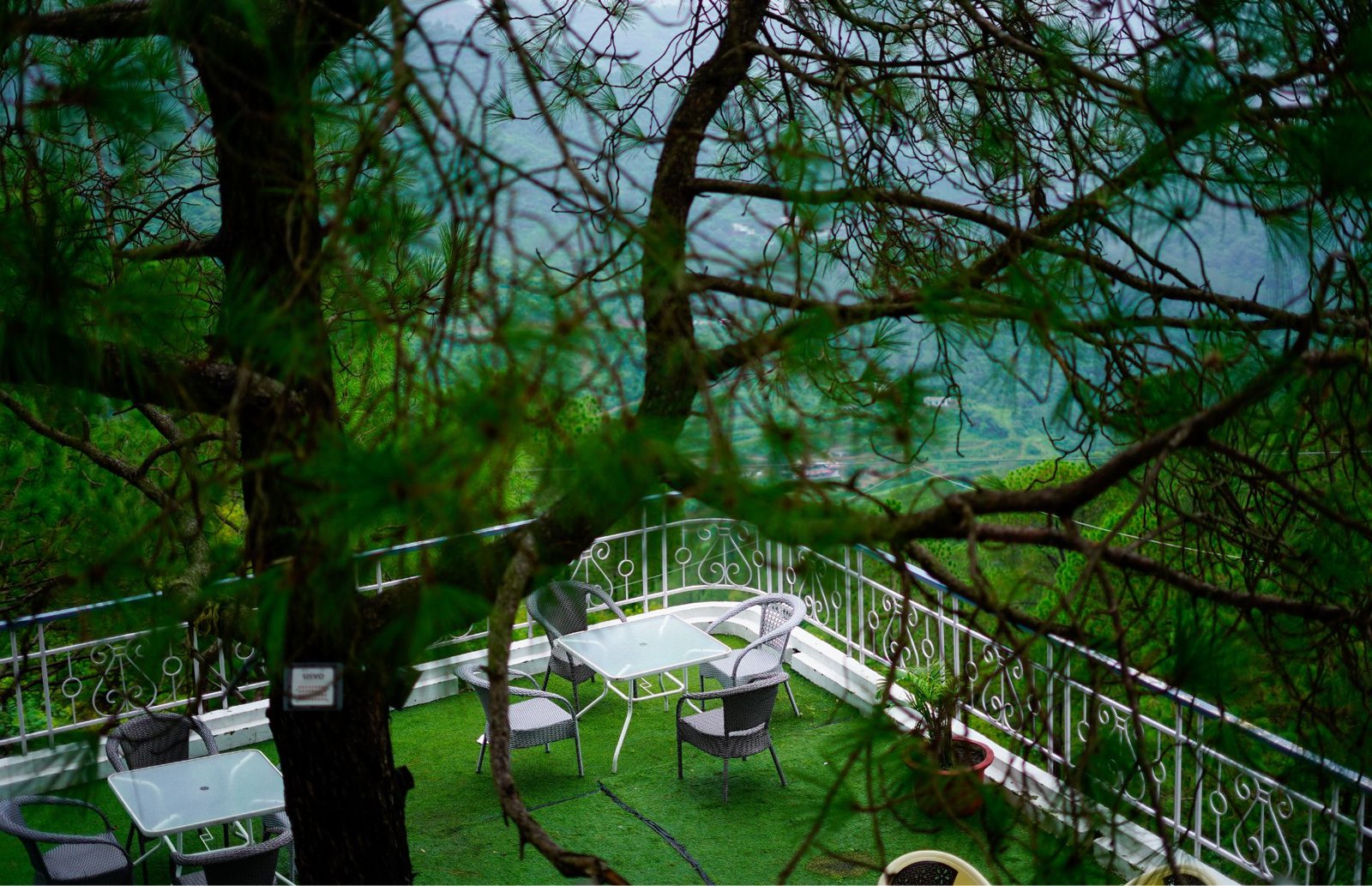 Sky Deck — Sunset — The Sirmour Retreat resort Nahan Himachal Pradesh