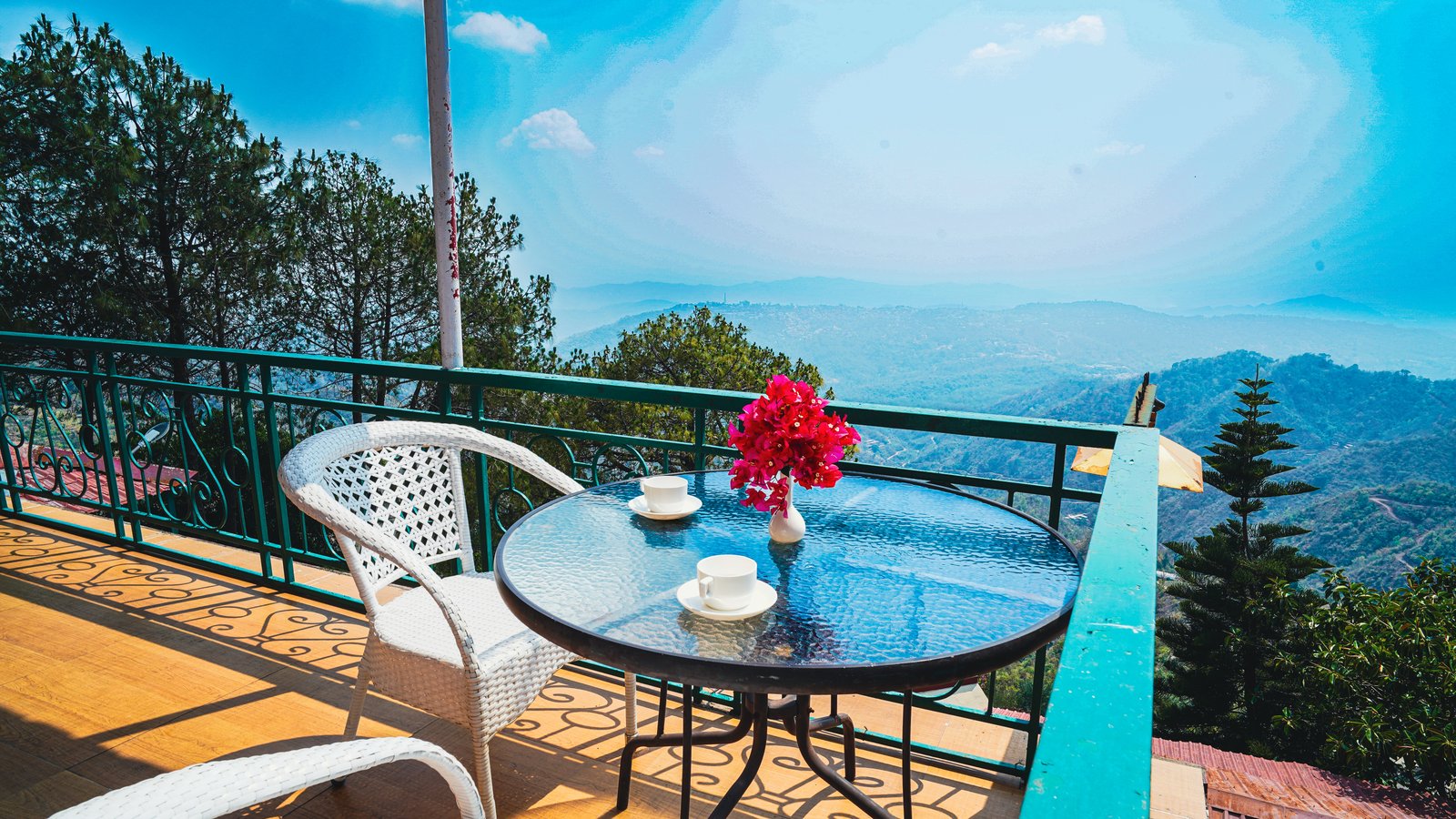 Bird Trail Cottage balcony — The Sirmour Retreat Nahan