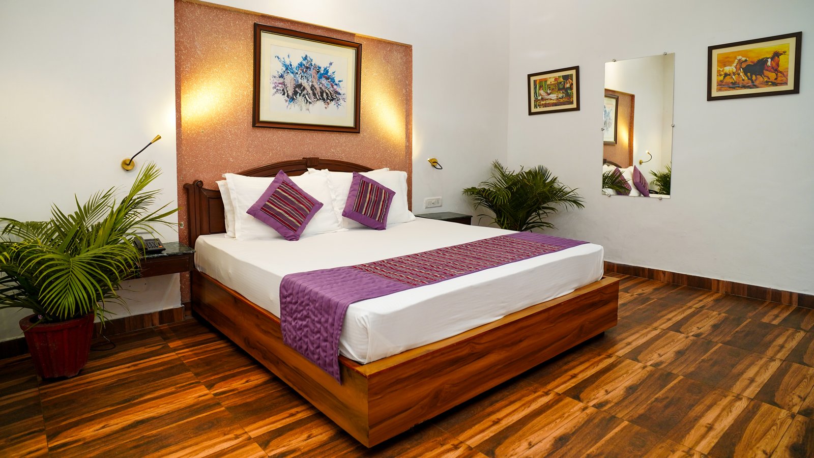Bird Trail Cottage room interior — The Sirmour Retreat Nahan
