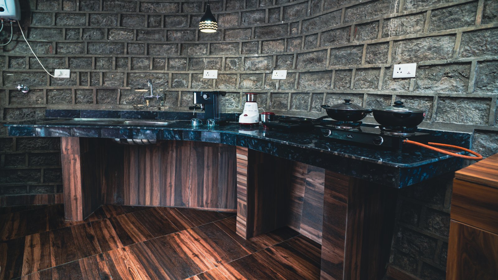Dormitory — Kitchen Setup — The Sirmour Retreat Nahan