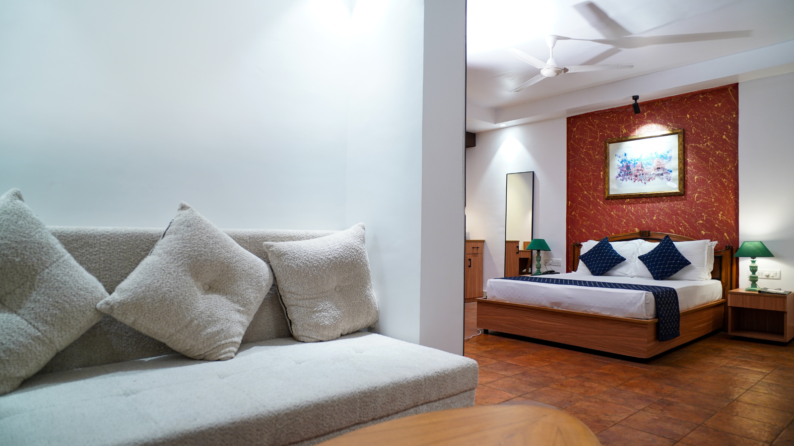 Mountain Trail Cottage room interior 2 — The Sirmour Retreat Nahan