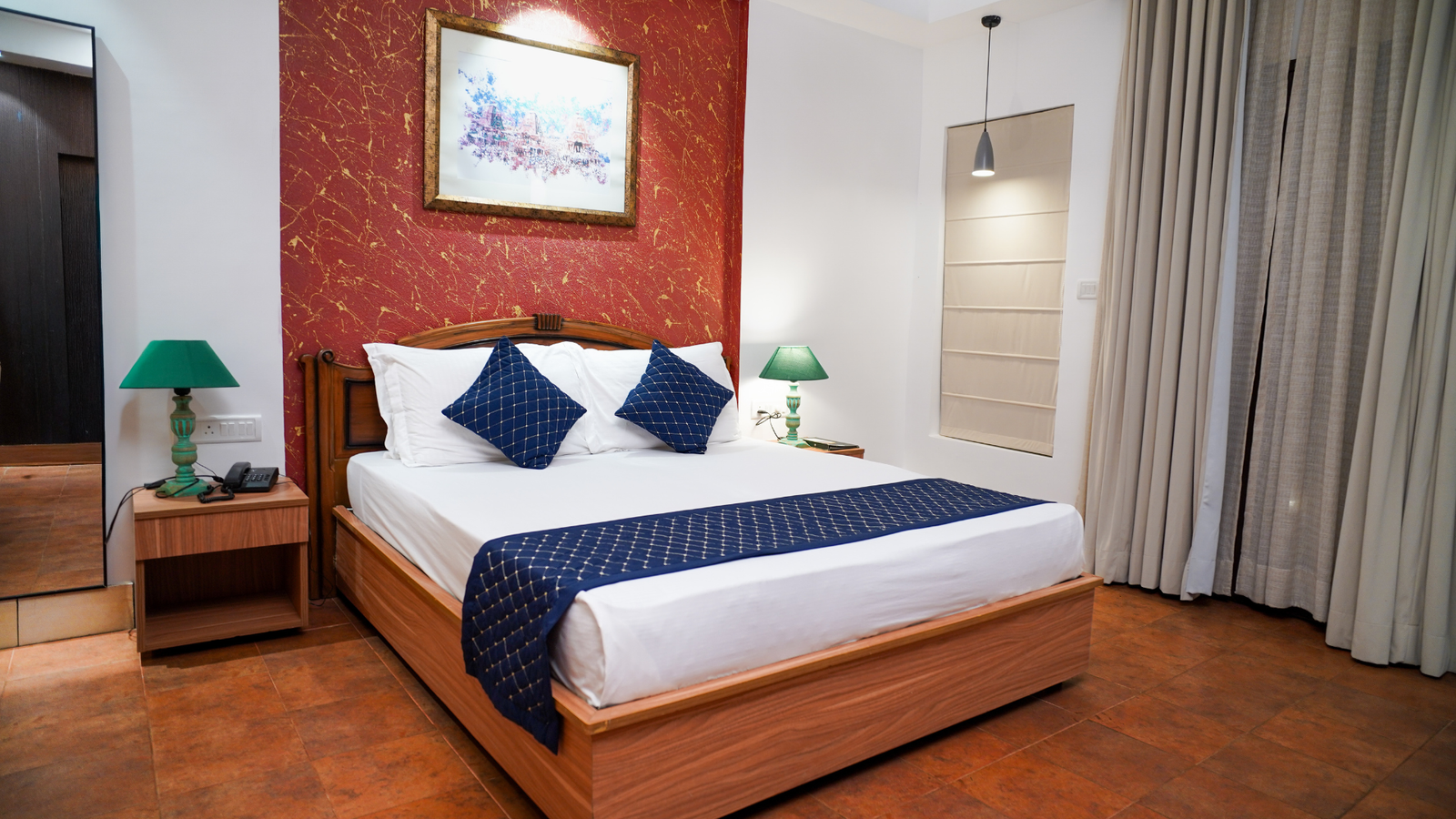 Mountain Trail Cottage room interior — The Sirmour Retreat Nahan