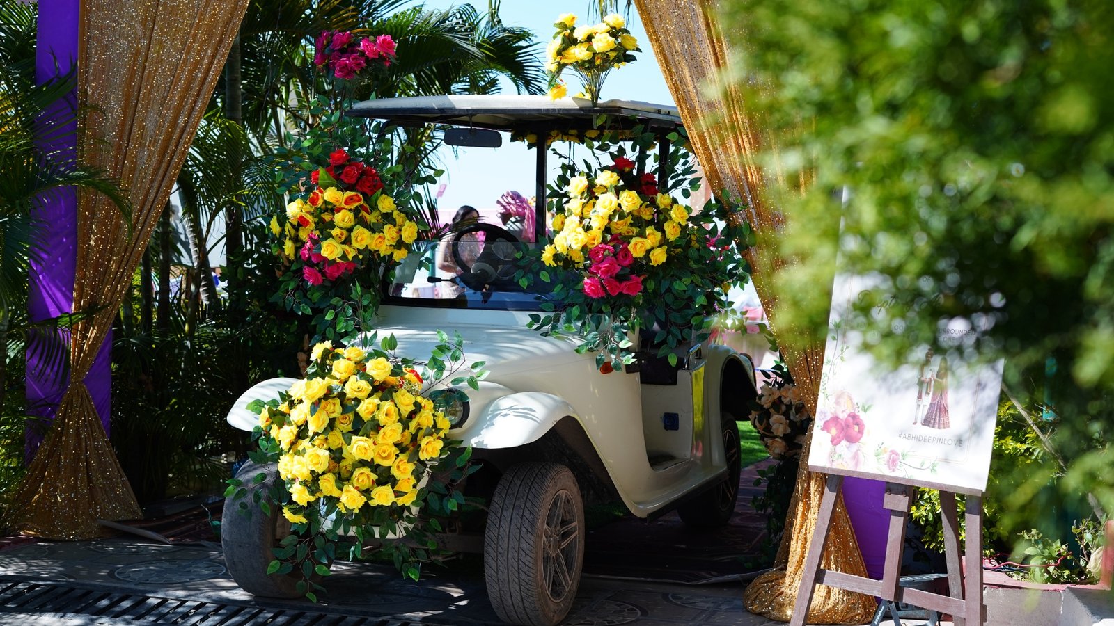 Destination Wedding — Floral Table Decor — The Sirmour Retreat Nahan