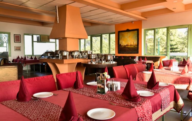 The Restaurant at The Sirmour Retreat resort Nahan