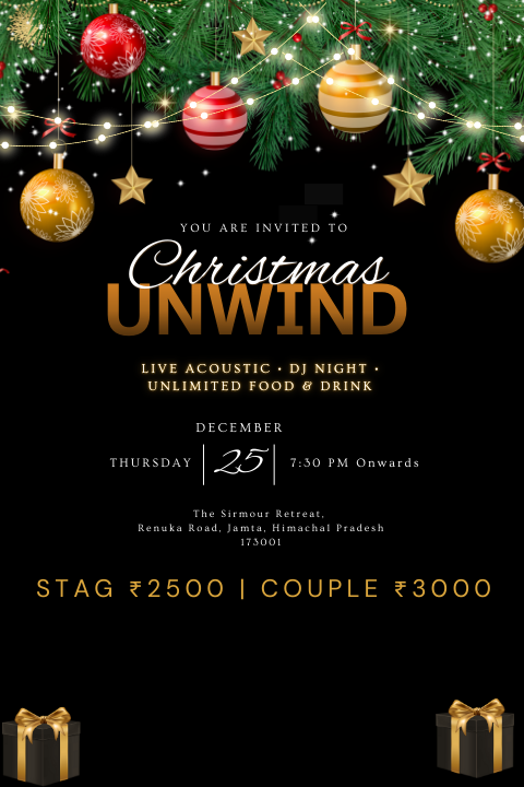 The Christmas Unwind - Sirmour Retreat