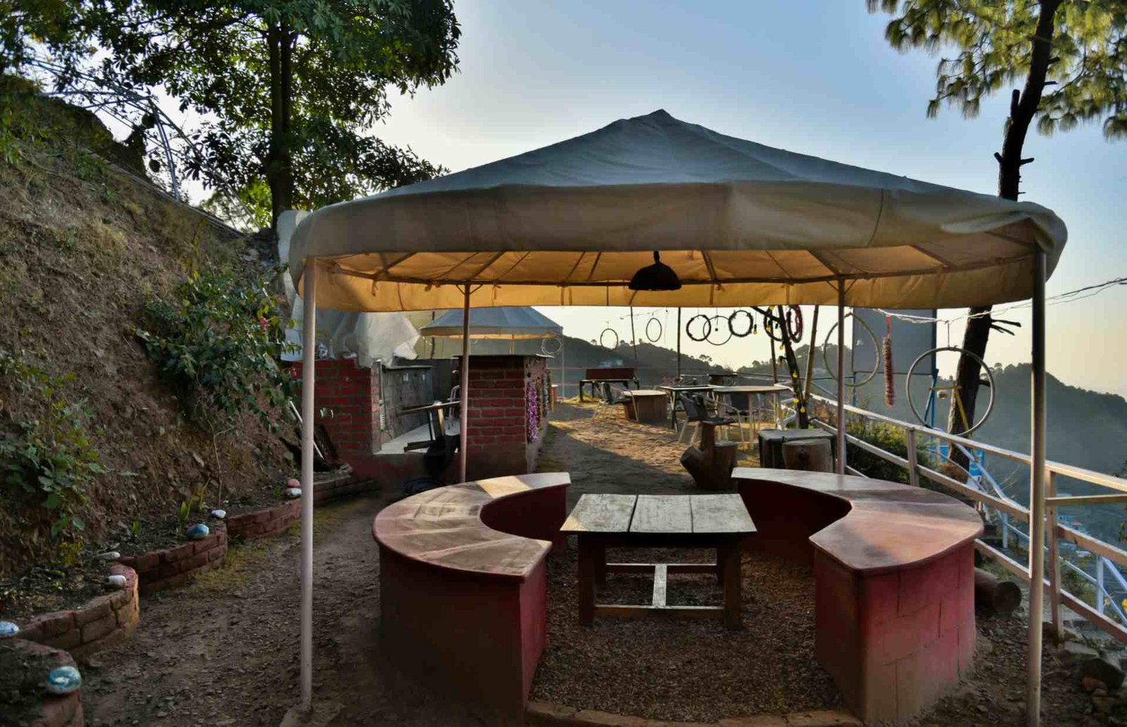 Cafe Moonpoint restaurant at best hotel Nahan Himachal